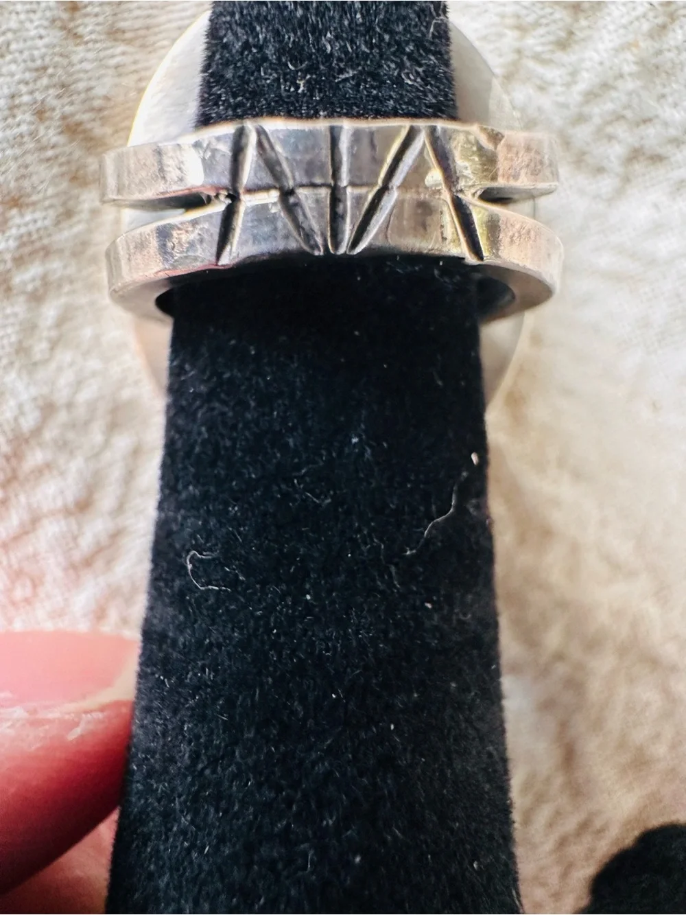 Handmade Sterling Silver Rainbow Labradorite Statement Ring-Artisan-Size 6
